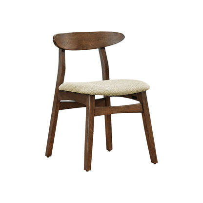 Oslo - Dining Chair - Walnut and Sand