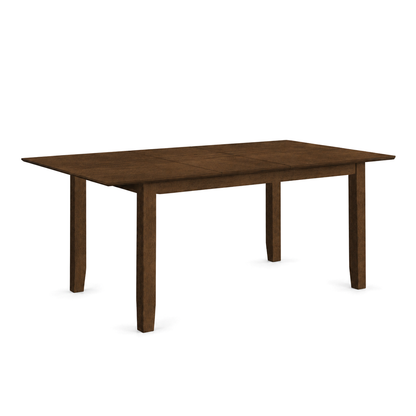 Ambre - Table A Manger - Bois Plaque Brun
