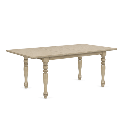 Olivier - Table A Manger - Bois Plaque Gris Antique