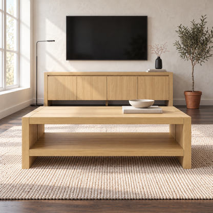 Macy - Table Basse - Chêne naturel