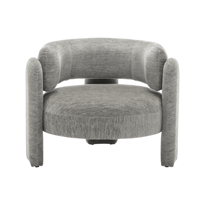 Parker - Chaise d'appoint - Tissu Gris - vue 2