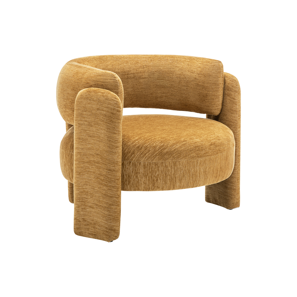 Parker - Chaise d'appoint - Tissu Or
