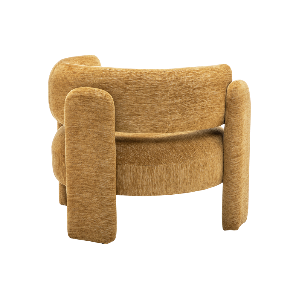 Parker - Chaise d'appoint - Tissu Or - vue 4