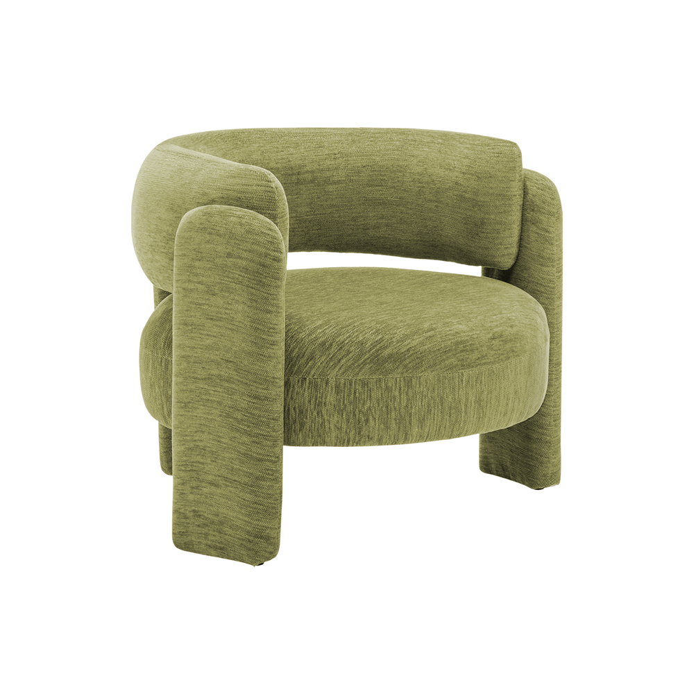 Parker - Chaise d'appoint - Tissu Vert pâle