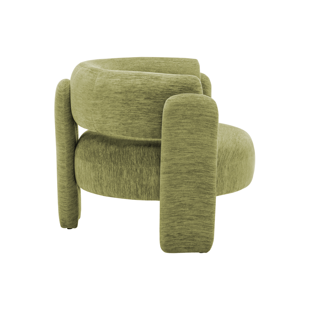 Parker - Chaise d'appoint - Tissu Vert pâle - vue 3