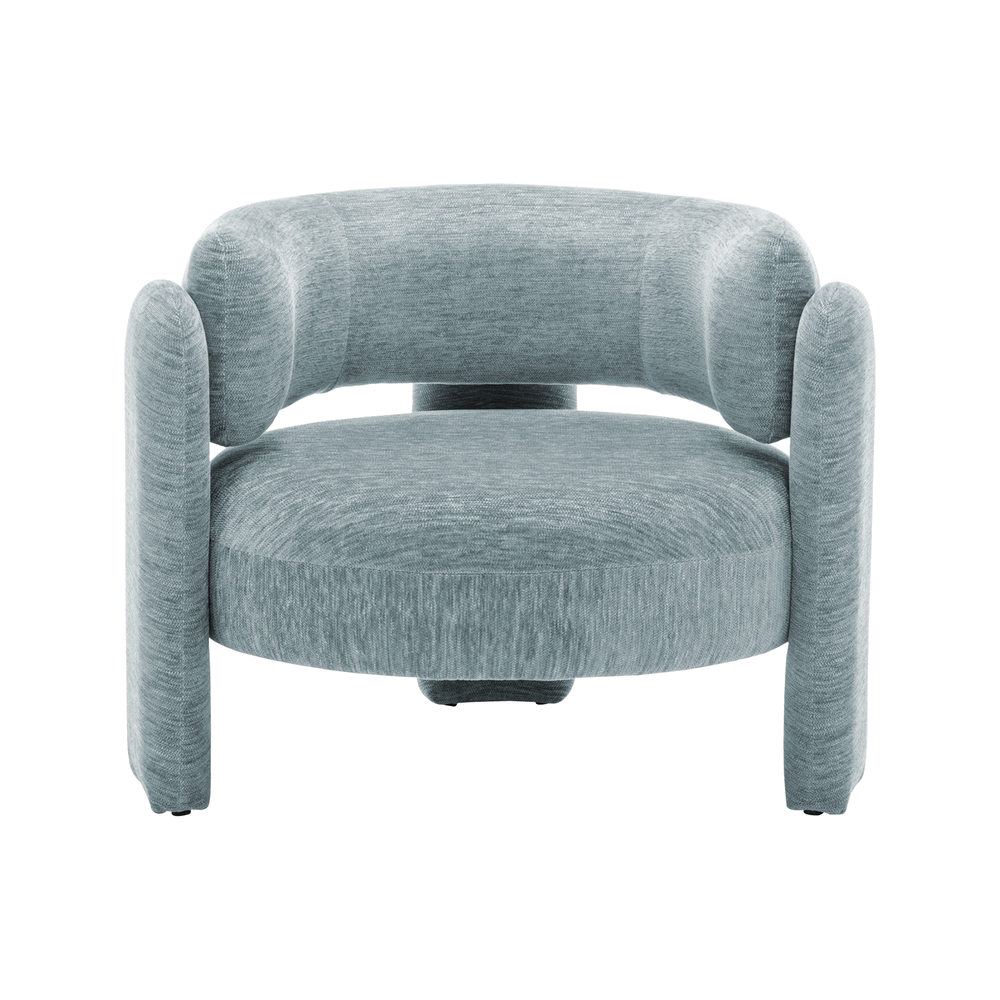 Parker - Chaise d'appoint - Tissu Bleu pâle - vue 2