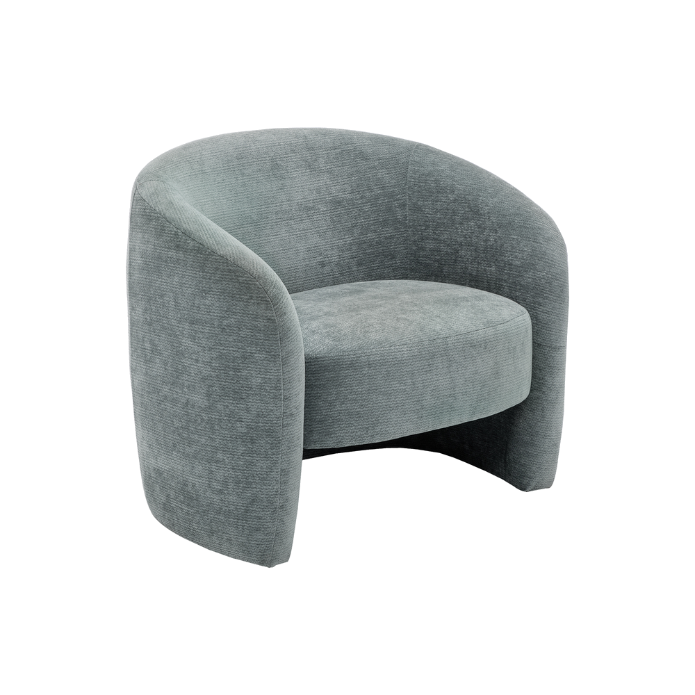 Riley - Chaise d'appoint - Tissu Bleu sarcelle - vue 2