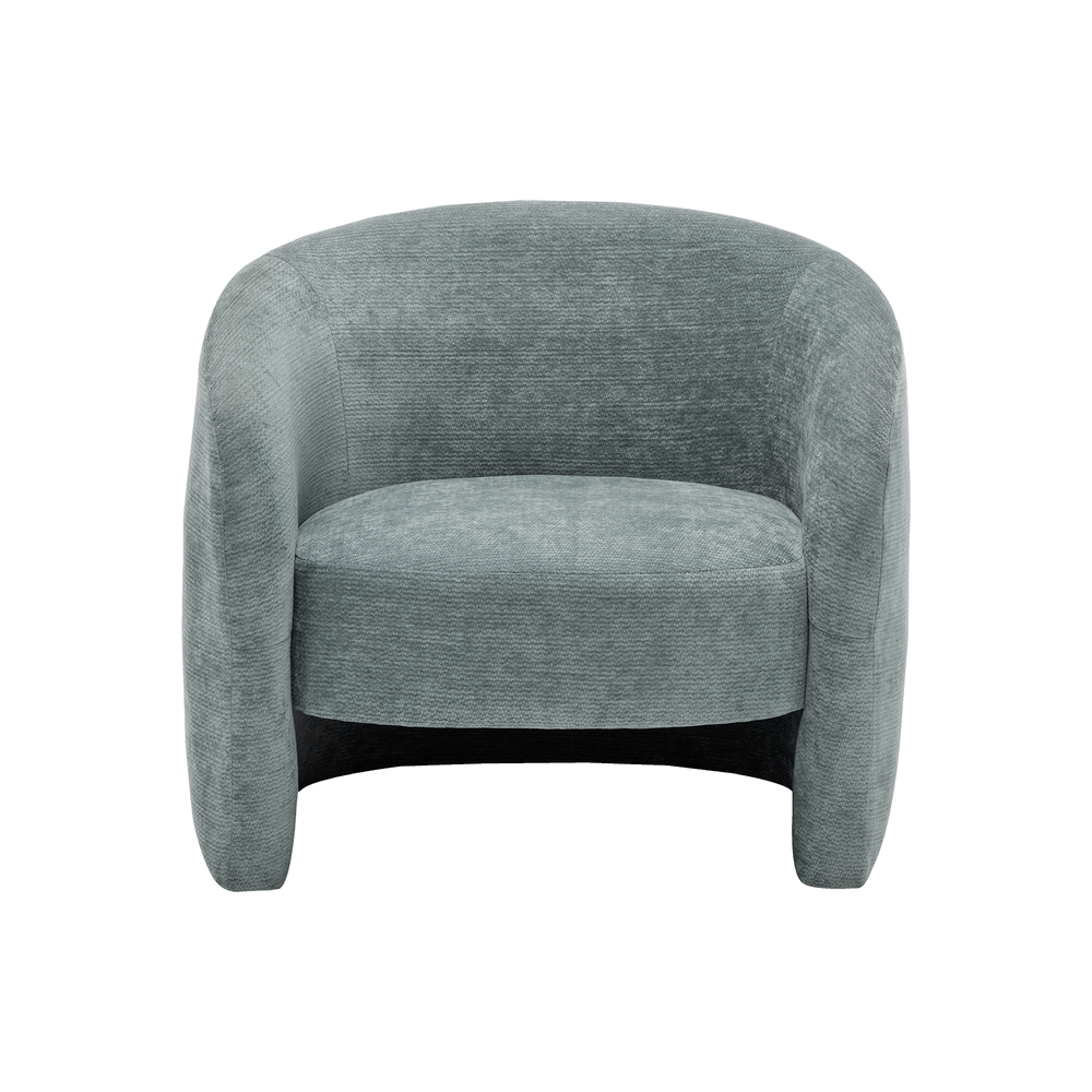 Riley - Chaise d'appoint - Tissu Bleu sarcelle - vue 3