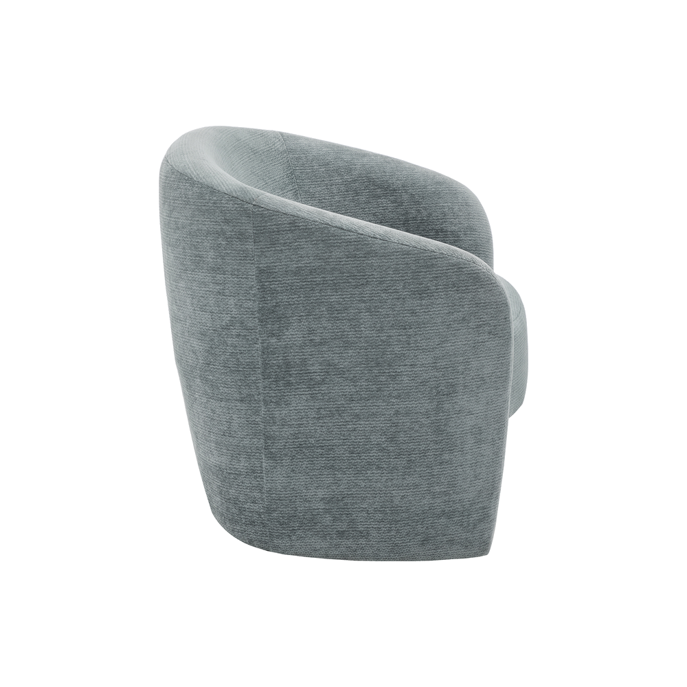 Riley - Chaise d'appoint - Tissu Bleu sarcelle - vue 4