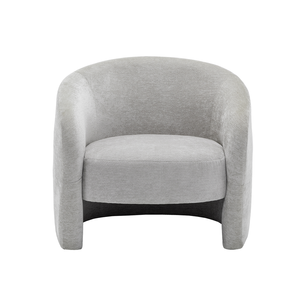 Riley - Chaise d'appoint - Tissu Gris pâle - vue 3