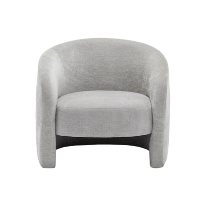Riley - Chaise d'appoint - Tissu Gris pâle - vue 3