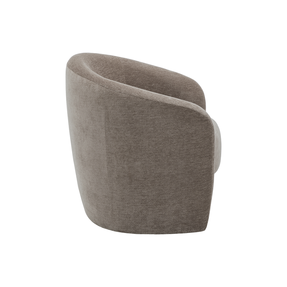 Riley - Chaise d'appoint - Tissu Brun pâle - vue 4