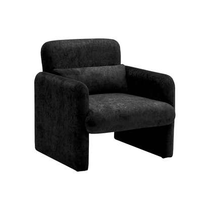 Bianca - Chaise d'appoint - Tissu Noir