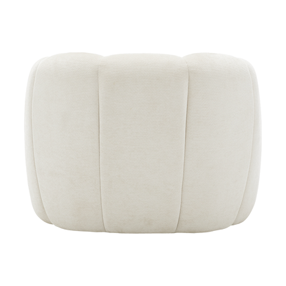 Avery - Chaise d'appoint - Tissu Crème - vue 5