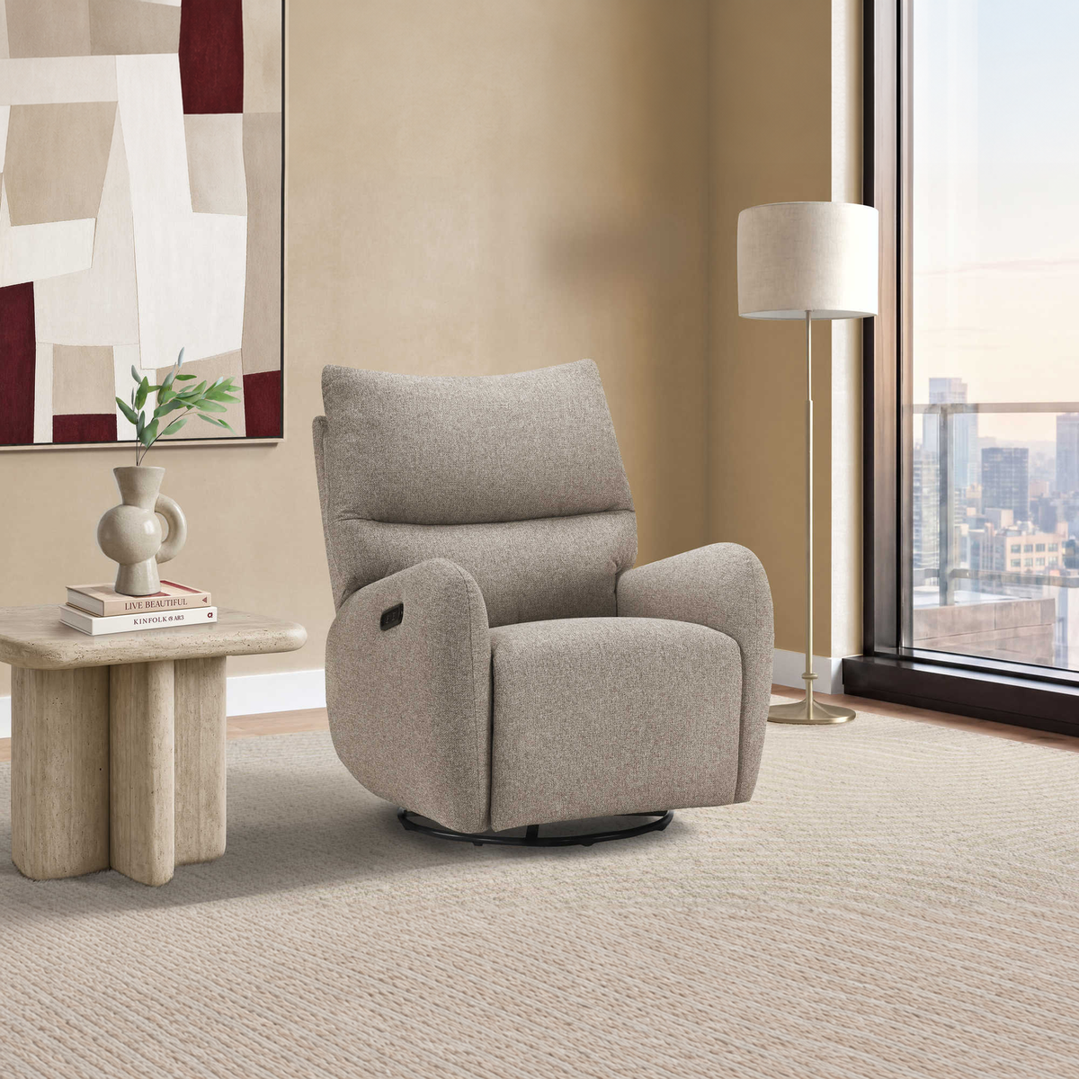 Denver - Power recliner - Brown