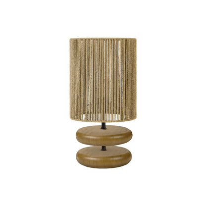Lampe de Table - 19"H / Résine brun pâle / Beige - produit sur fond blanc