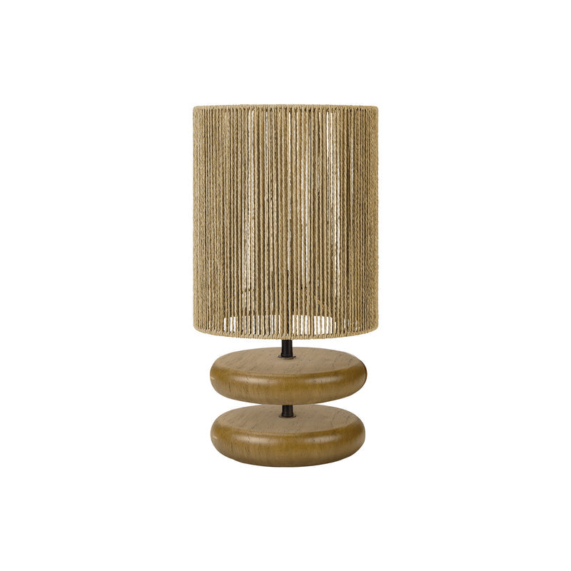Lampe de Table - 19"H / Résine brun pâle / Beige - produit sur fond blanc
