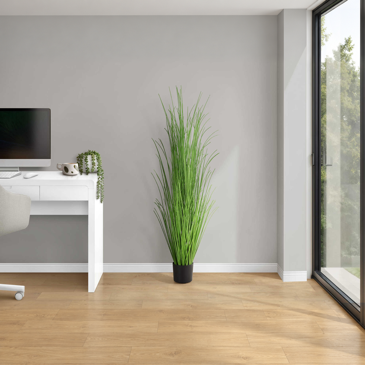 Artificial Plant - 47"H / Indoor Grass 5" Pot