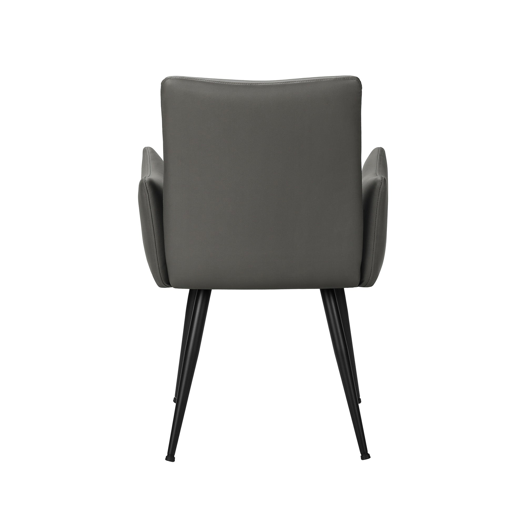 Lassy - Dining Chair - Grey PU Leather