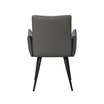 Lassy - Dining Chair - Grey PU Leather