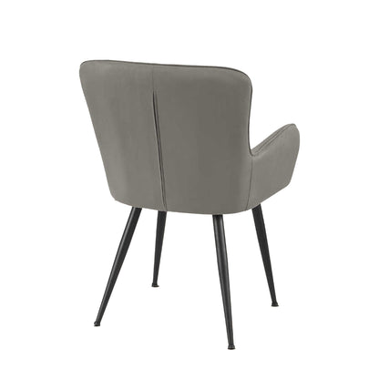 Iso - Chaise de Salle à Manger - Suède Gris
