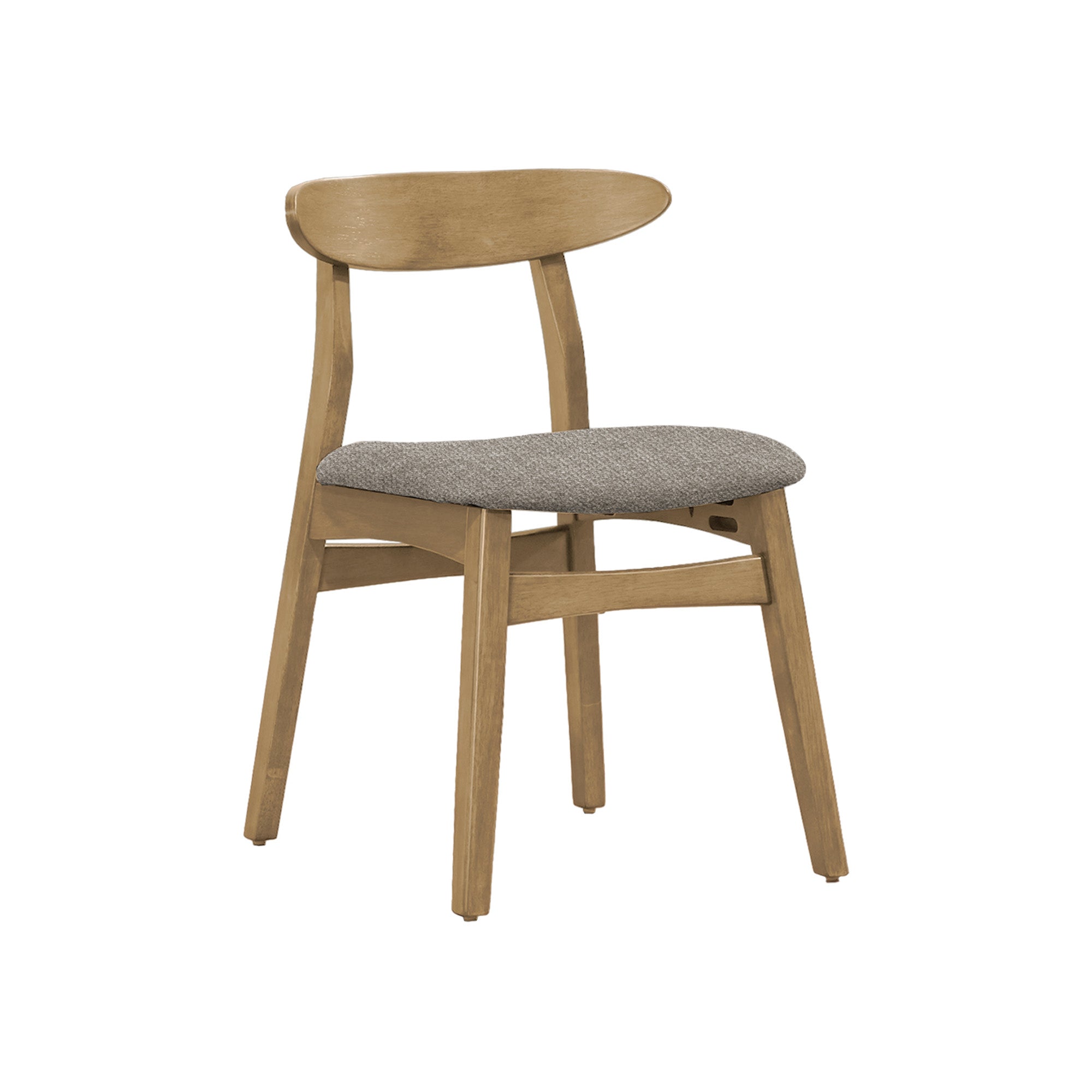 Oslo - Chaise de Salle à Manger - Noyer Pâle et Brun