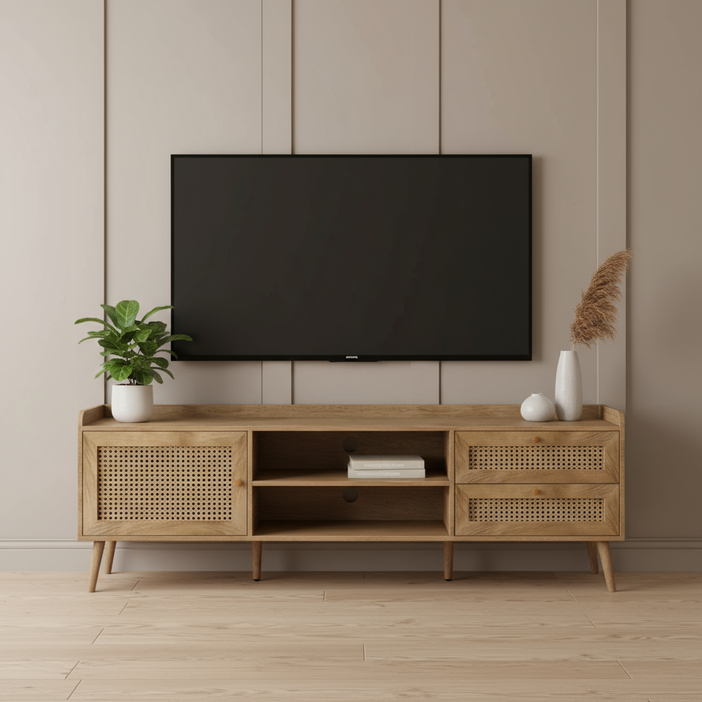 Garrett - Meuble de TV - Noyer - 72 po