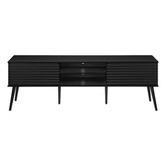 TV Stand - Eva - Black - 72 in