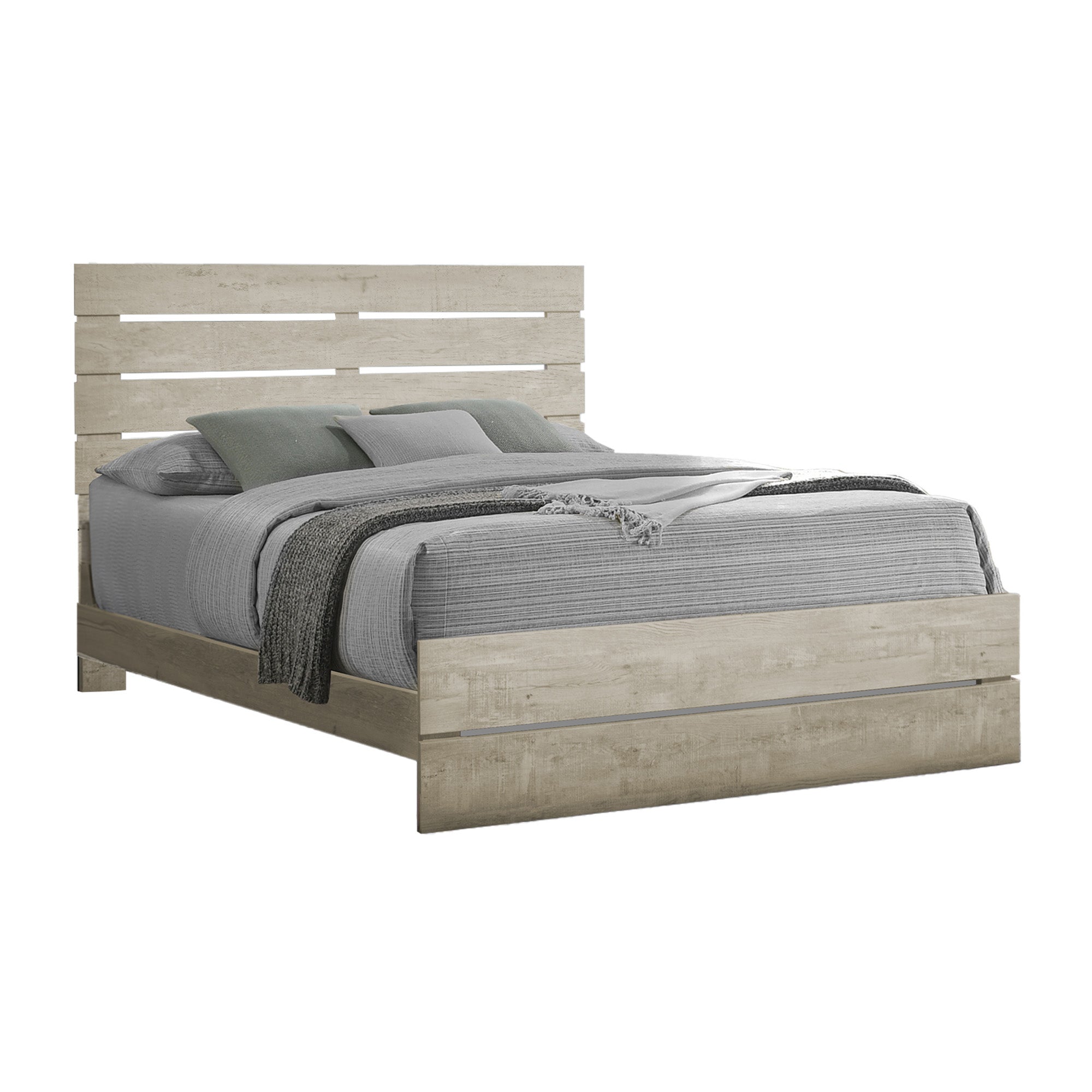 Meliora - Queen Bed - White Oak