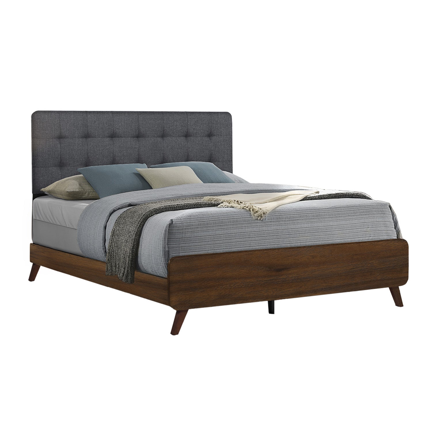 Jolen - Queen Bed - Walnut