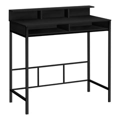 Computer Desk - 48" - Black Metal - Black - Standing Height