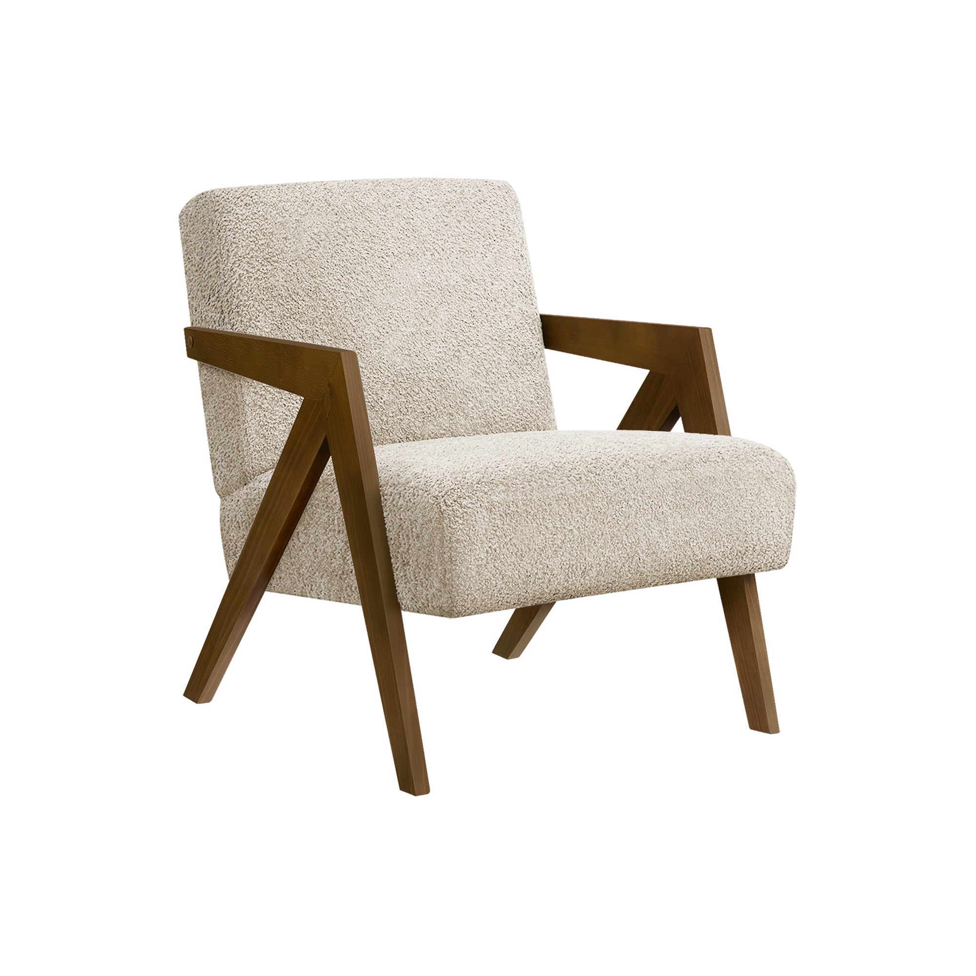 Alora - Chaise d'appoint - Tissu Crème