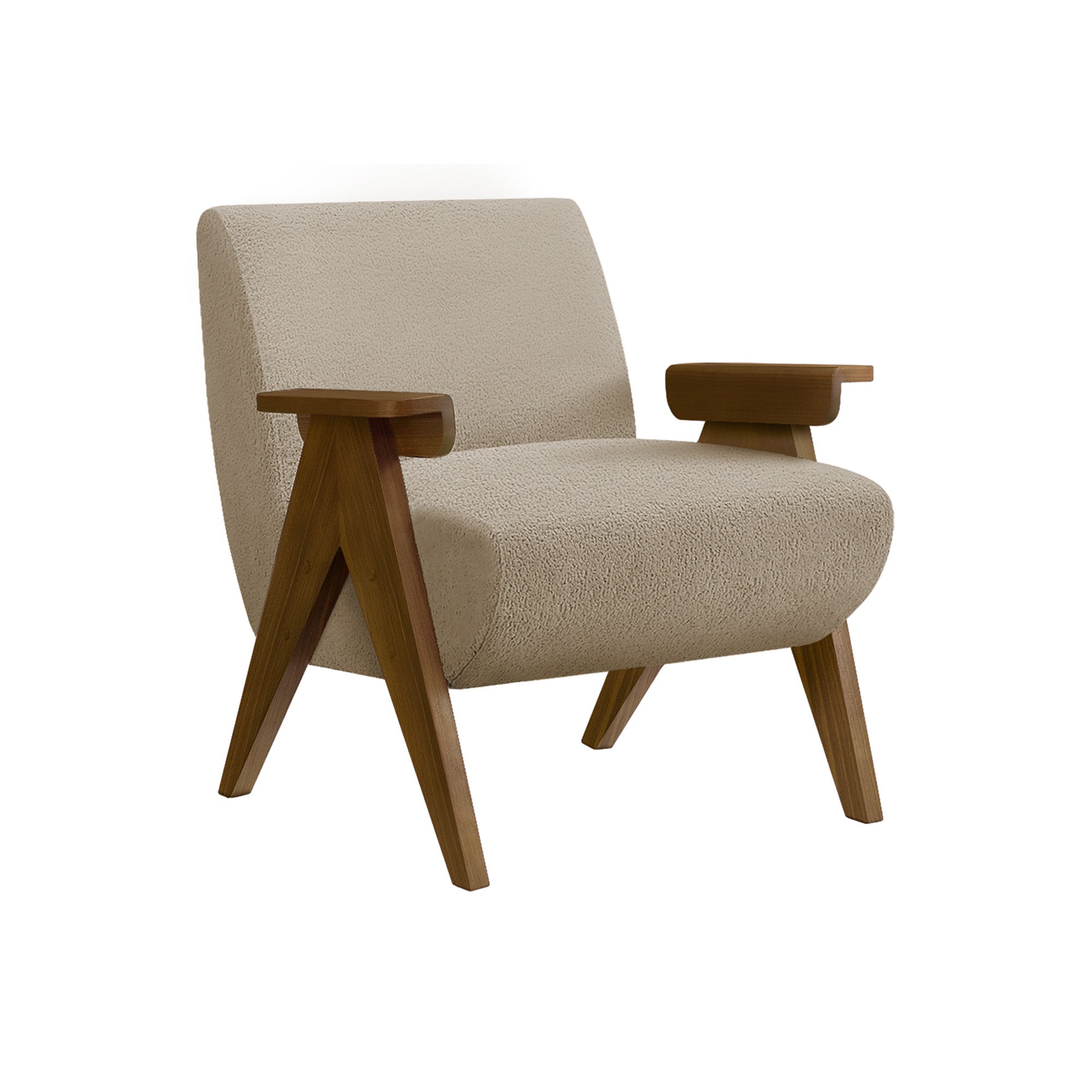 Brava - Chaise d'appoint - Tissu Beige