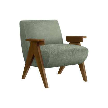 Brava - Chaise d'appoint - Tissu Vert