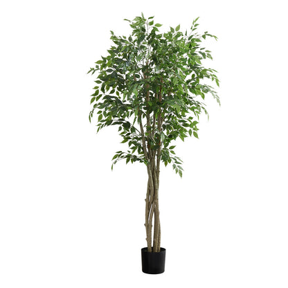 Artificial Plant - 79"H / Ficus Indoor Pot 8"