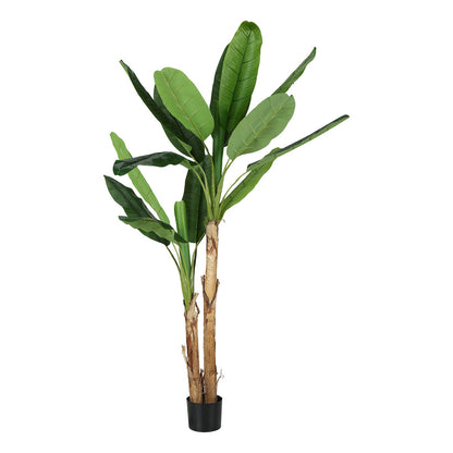 Artificial Plant - 83"H / Indoor Banana Tree in an 8" Pot
