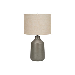 Table Lamp - 24"H / Concrete Gray / Beige