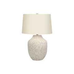 Table Lamp - 26"H / Ceramic Cream / Ivory