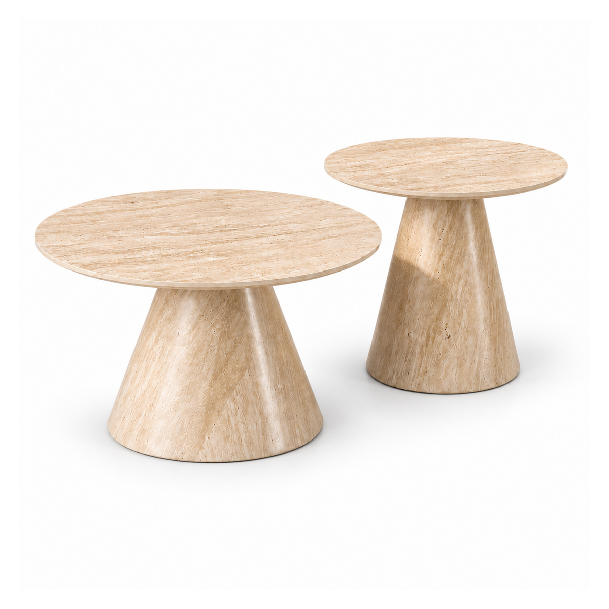 Amory - Coffee Table Set - Light Travertine