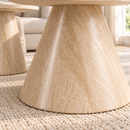 Amory - Coffee Table Set - Light Travertine