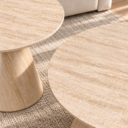 Amory - Coffee Table Set - Light Travertine