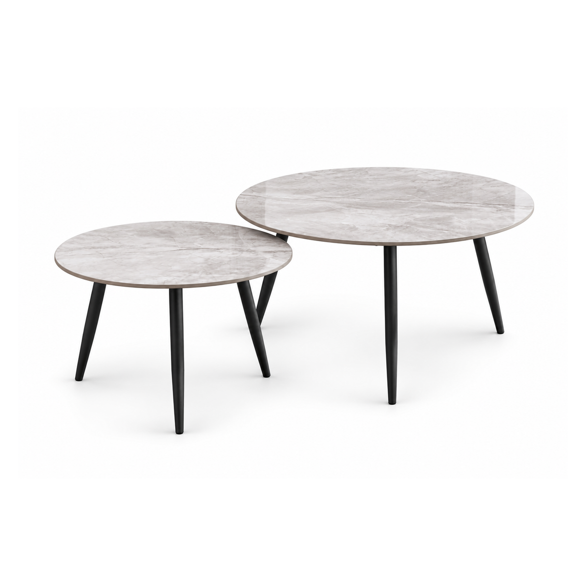 Senna - Coffee Table Set - Grey Marble