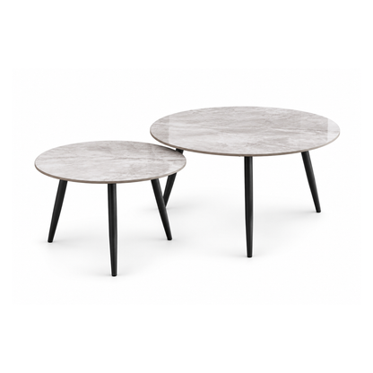 Senna - Coffee Table Set - Grey Marble