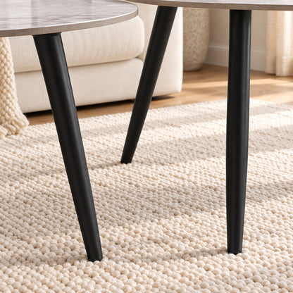 Senna - Coffee Table Set - Grey Marble