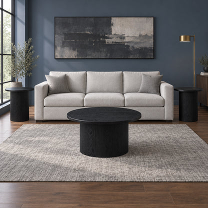 Palmer - Coffee Table Set - Black Wood