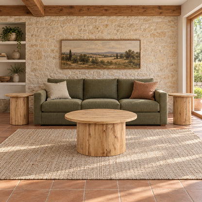 Palmer - Coffee Table Set - Light Natural Wood