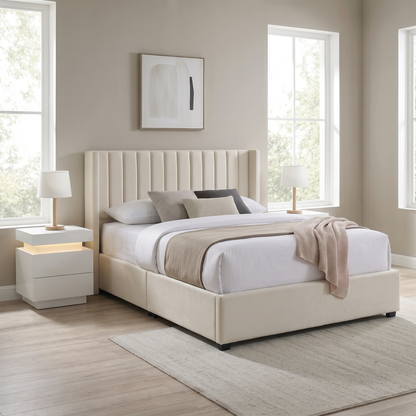 Bena - Lit Queen - Velour Beige