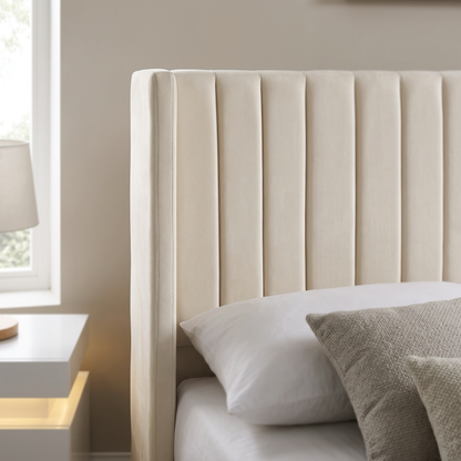 Bena - Lit Double - Velour Beige
