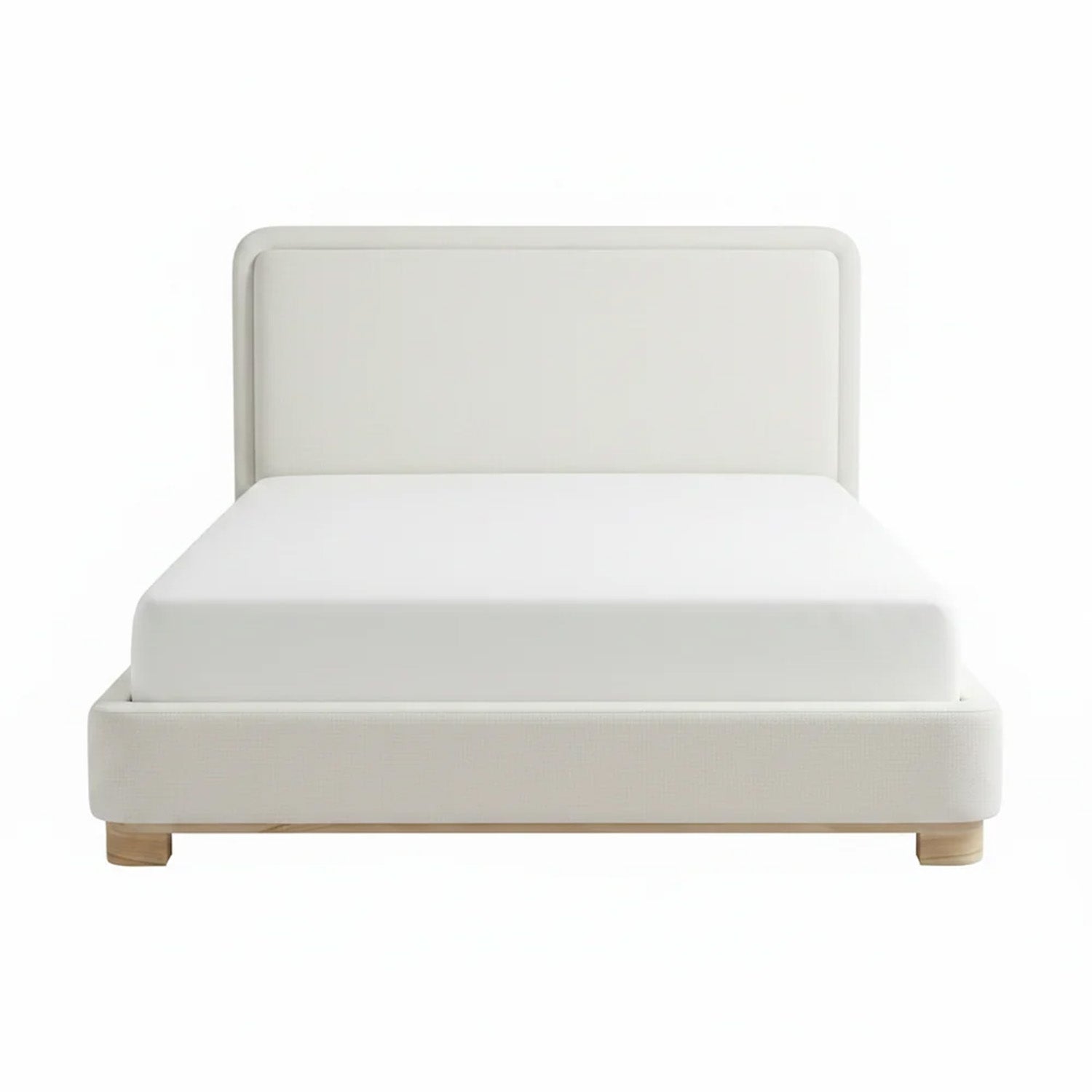 Camilla - Queen Bed - Beige Fabric