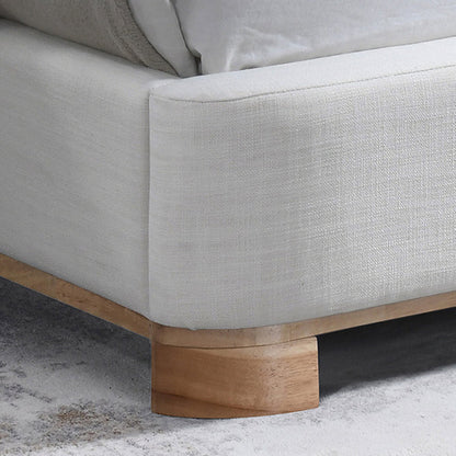 Camilla - Queen Bed - Beige Fabric